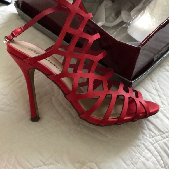 Breckelles Shoes - Cherry Red Heels